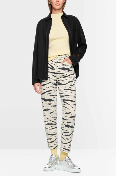 Marc Cain - Feura Jeans w/ Animal Print
