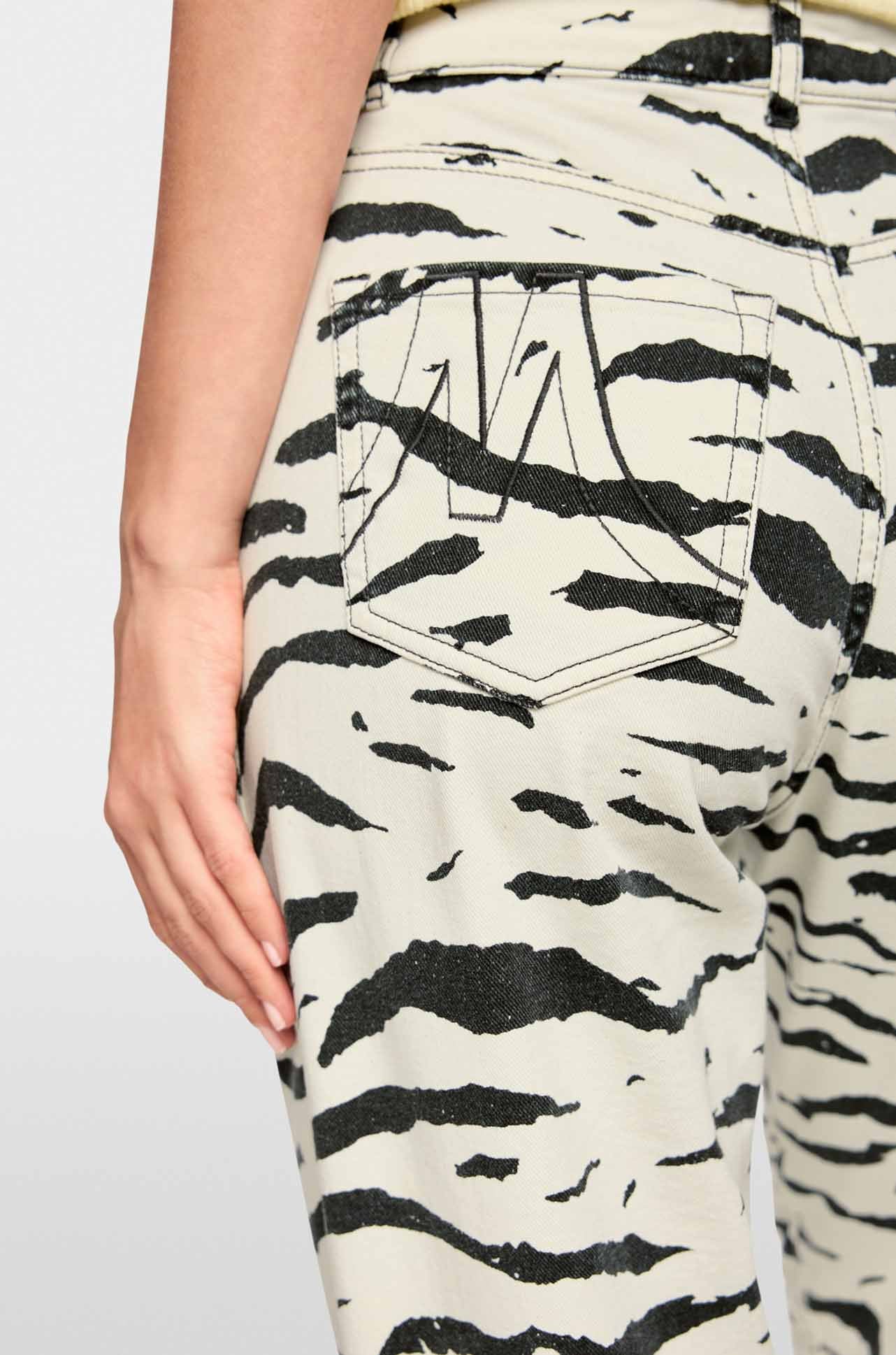 Marc Cain - Feura Jeans w/ Animal Print