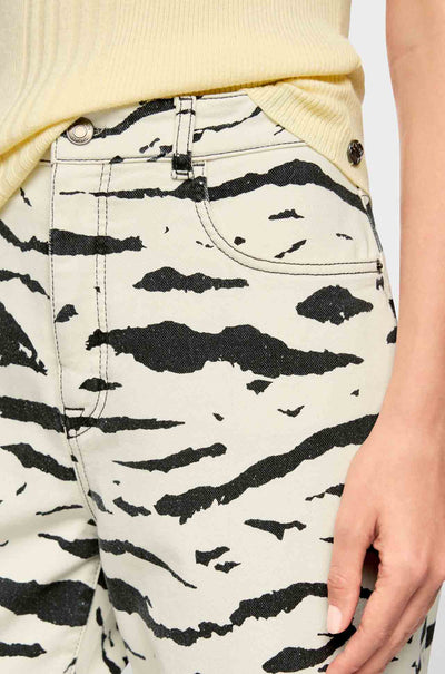 Marc Cain - Feura Jeans w/ Animal Print