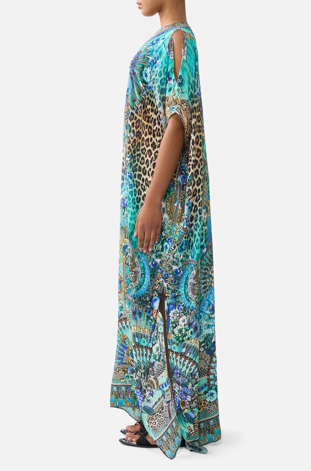 Camilla - Flamenco Euphoria Slim Fit Kaftan With Split