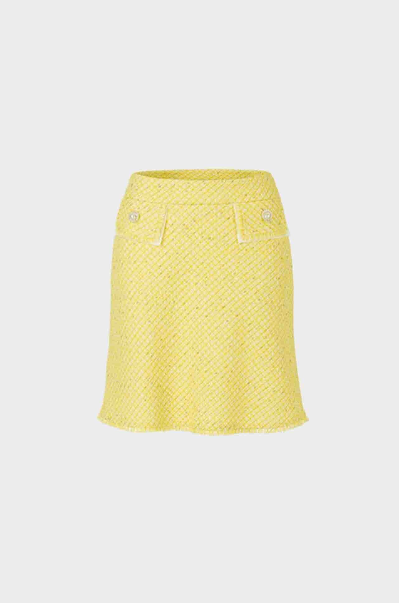 Marc Cain - Flared Bouclé Mini Skirt