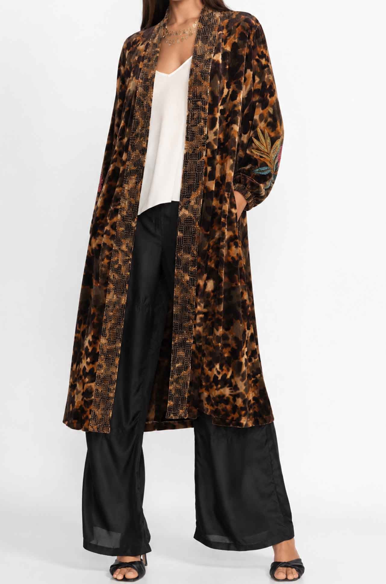 Johnny Was - Floralia Bishop Sleeve Kimono Coat