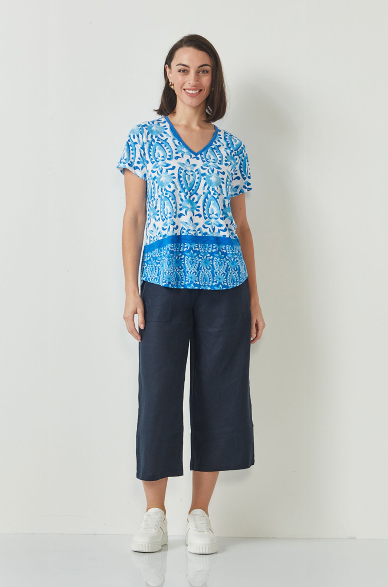 Verge - Francesca Top in Blue