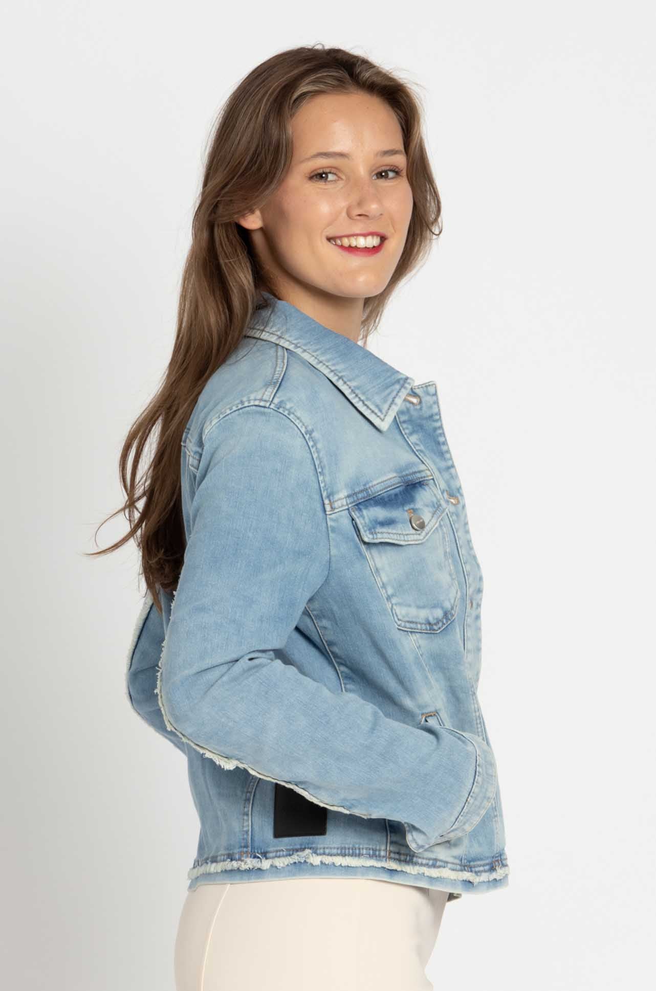 Marc Cain - Frayed Edge Denim Jacket