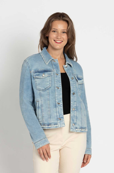 Marc Cain - Frayed Edge Denim Jacket