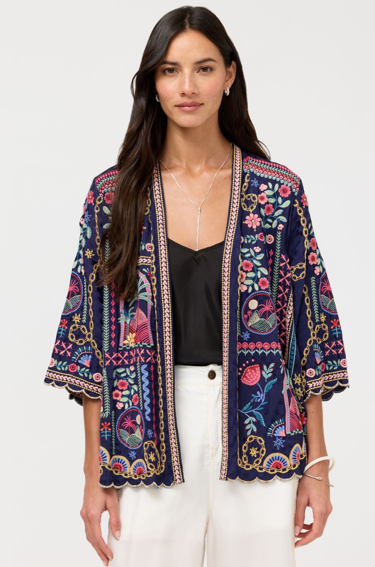 Johnny Was - Fuji Kimono in Lima