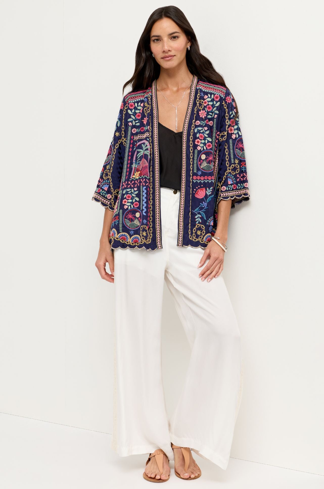 Johnny Was - Fuji Kimono in Lima