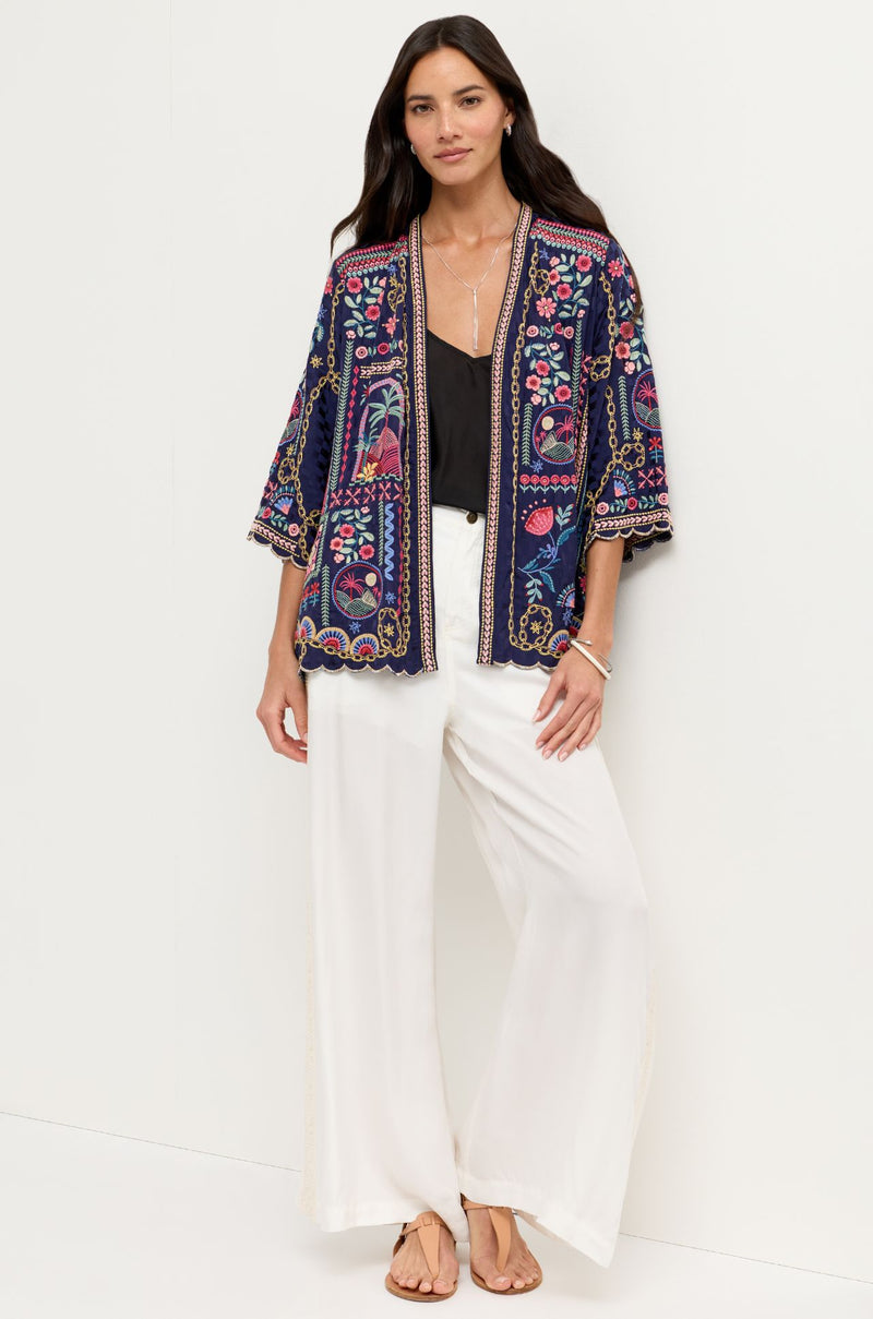 Johnny Was - Fuji Kimono in Lima