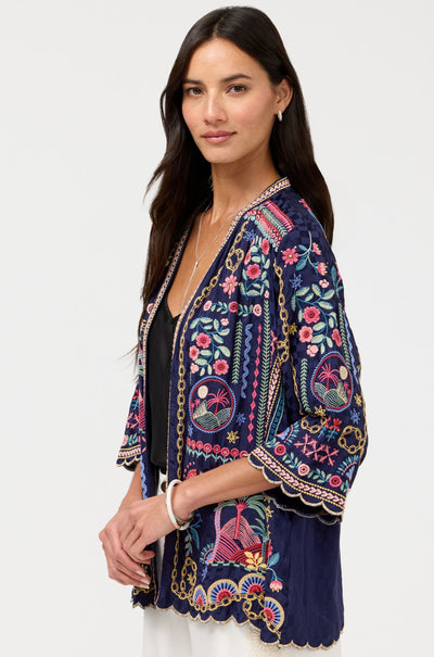 Johnny Was - Fuji Kimono in Lima