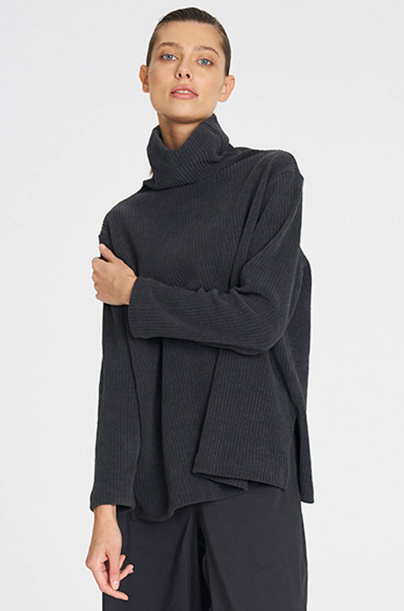 Mela Purdie - Funnel Sweater in Cord Knit