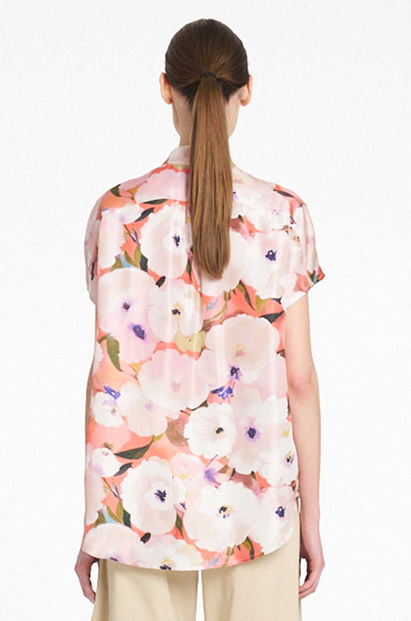 Mela Purdie - Gathered Shell in Poppy Chintz