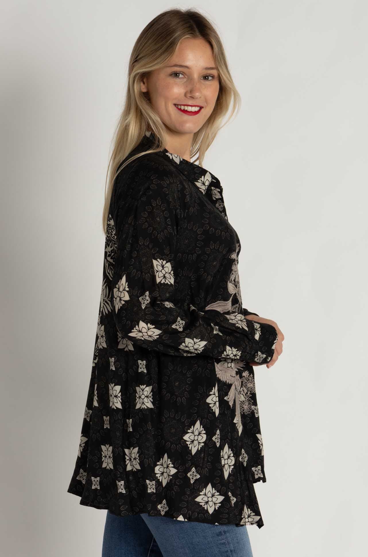 Johnny Was - Gemi Tunic in Myna Scarf Print
