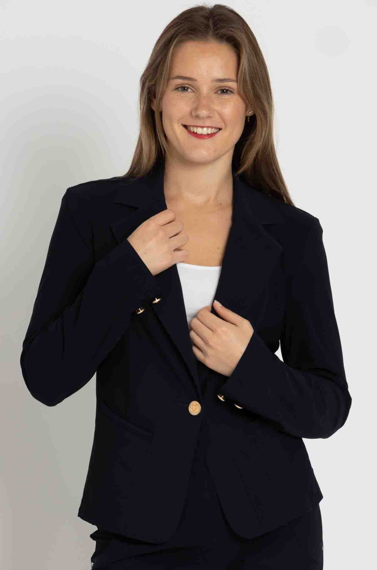 Paula Ryan - Girlfriend Jacket in Navy
