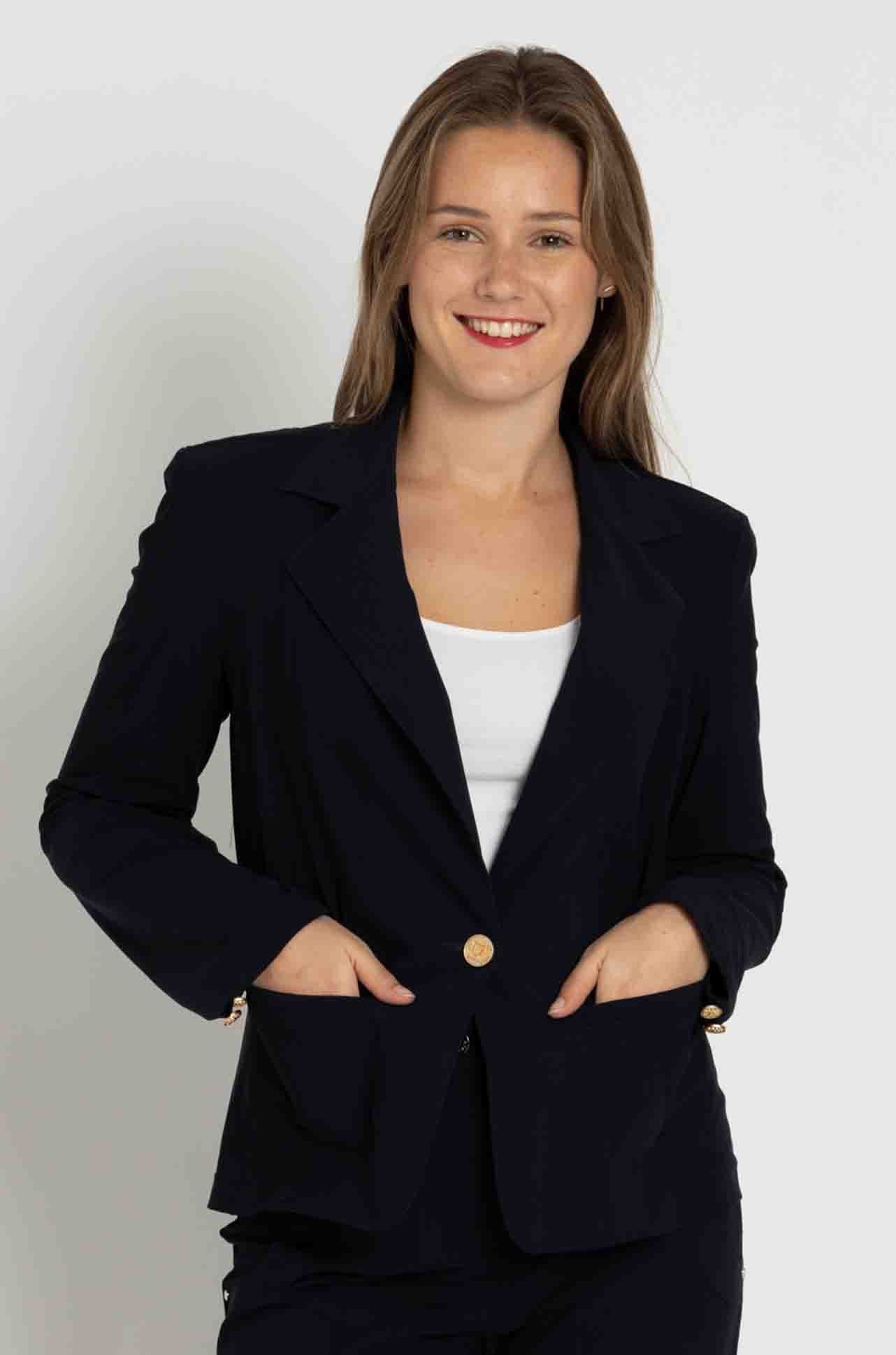 Paula Ryan - Girlfriend Jacket in Navy