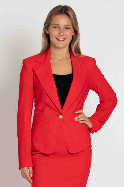 Paula Ryan - Girlfriend Jacket in Poppy