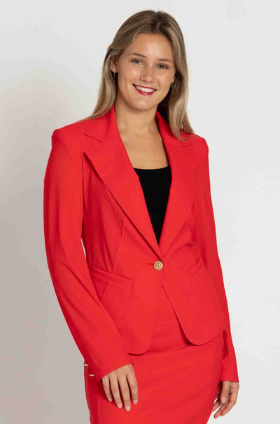 Paula Ryan - Girlfriend Jacket in Poppy