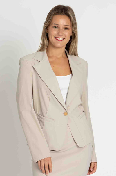Paula Ryan - Girlfriend Jacket in Sand