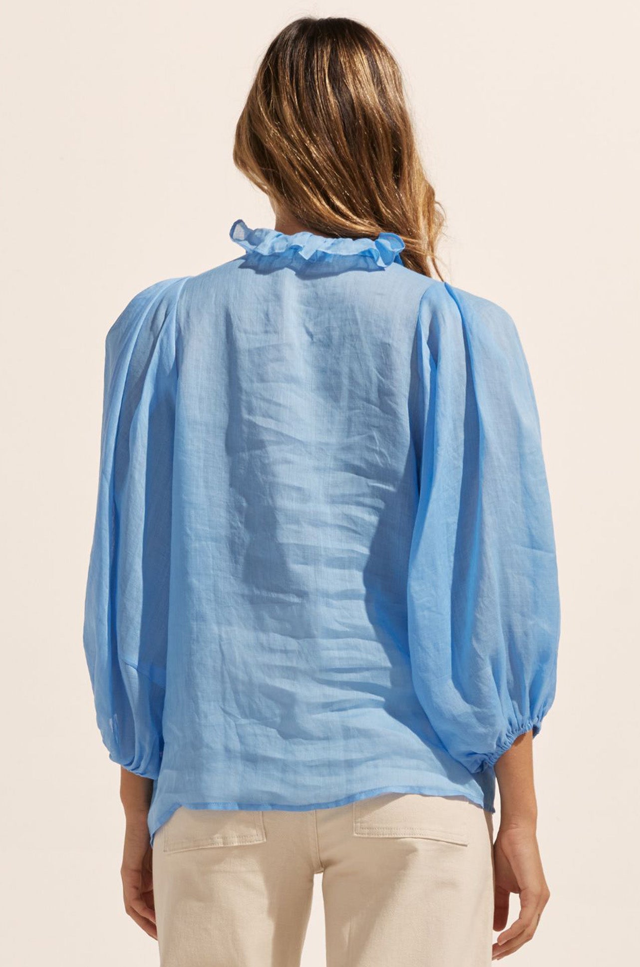 zoe kratzmann - grant top in peacock