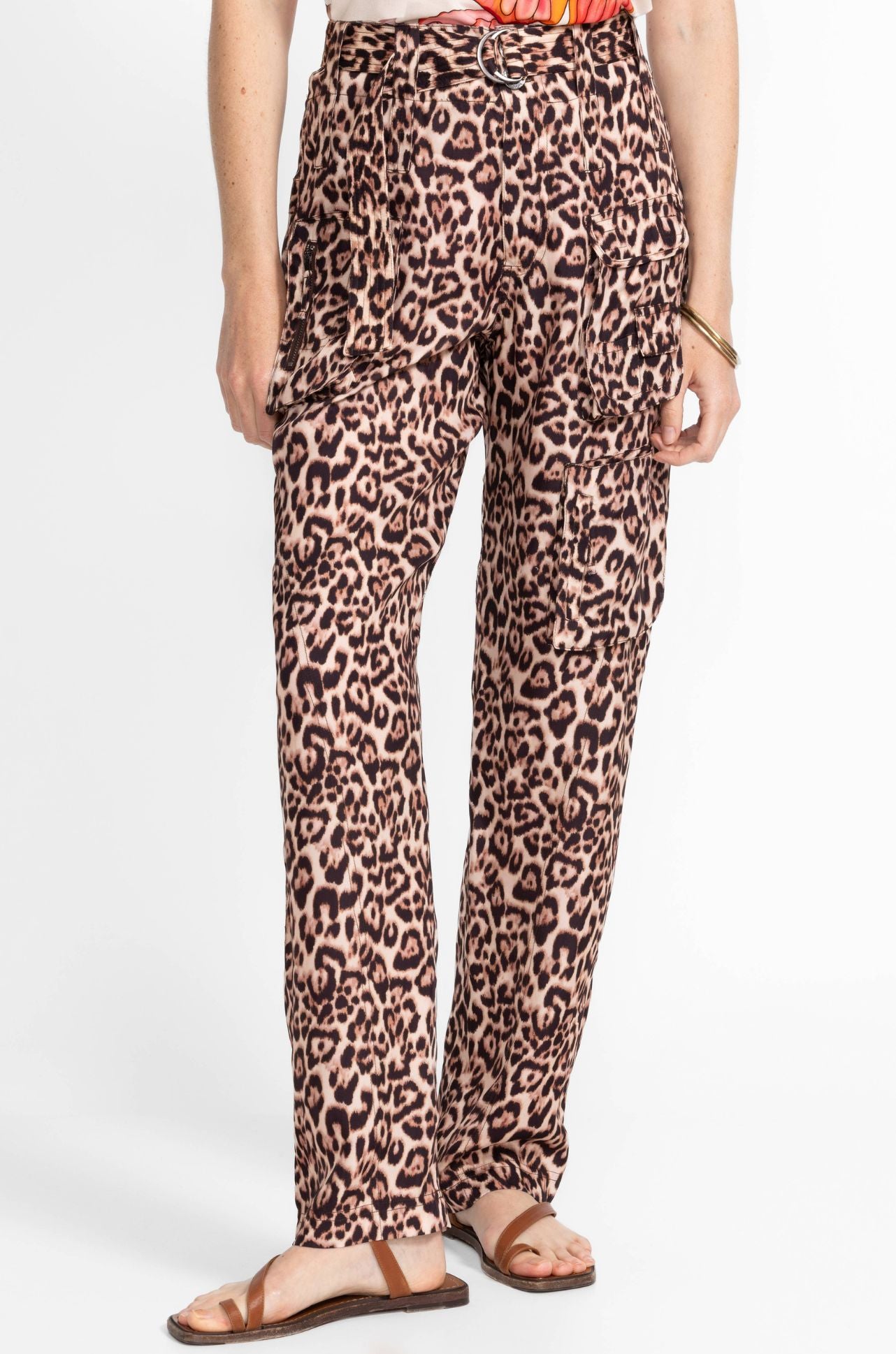 Johnny Was - Hailey Cargo Pant in Bellina Leopard