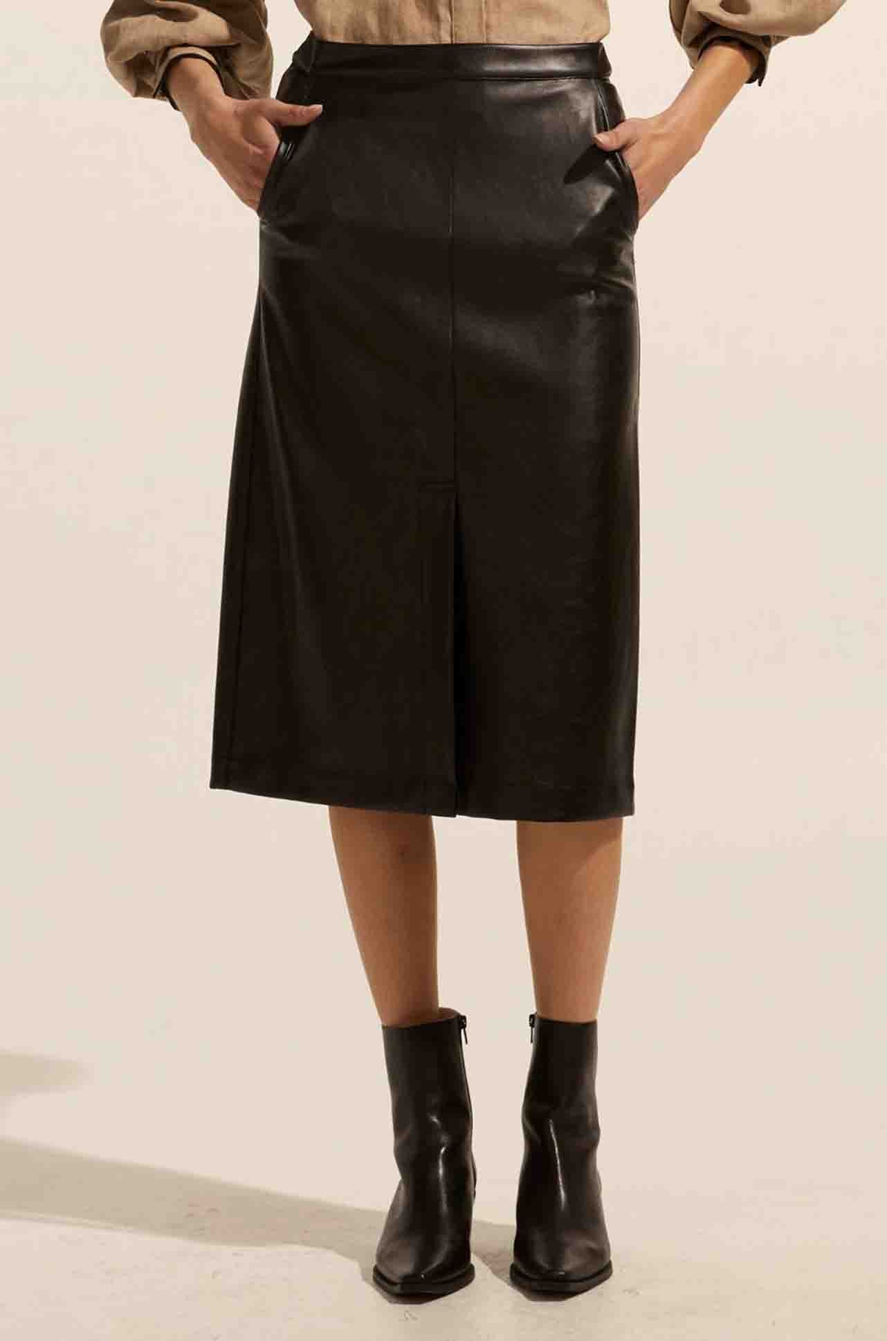 zoe kratzmann - halt skirt in black