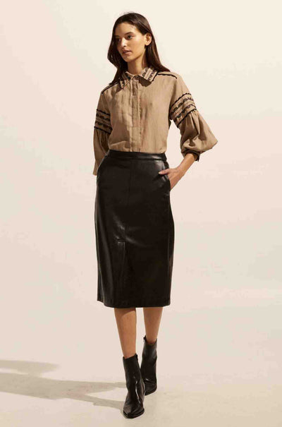 zoe kratzmann - halt skirt in black