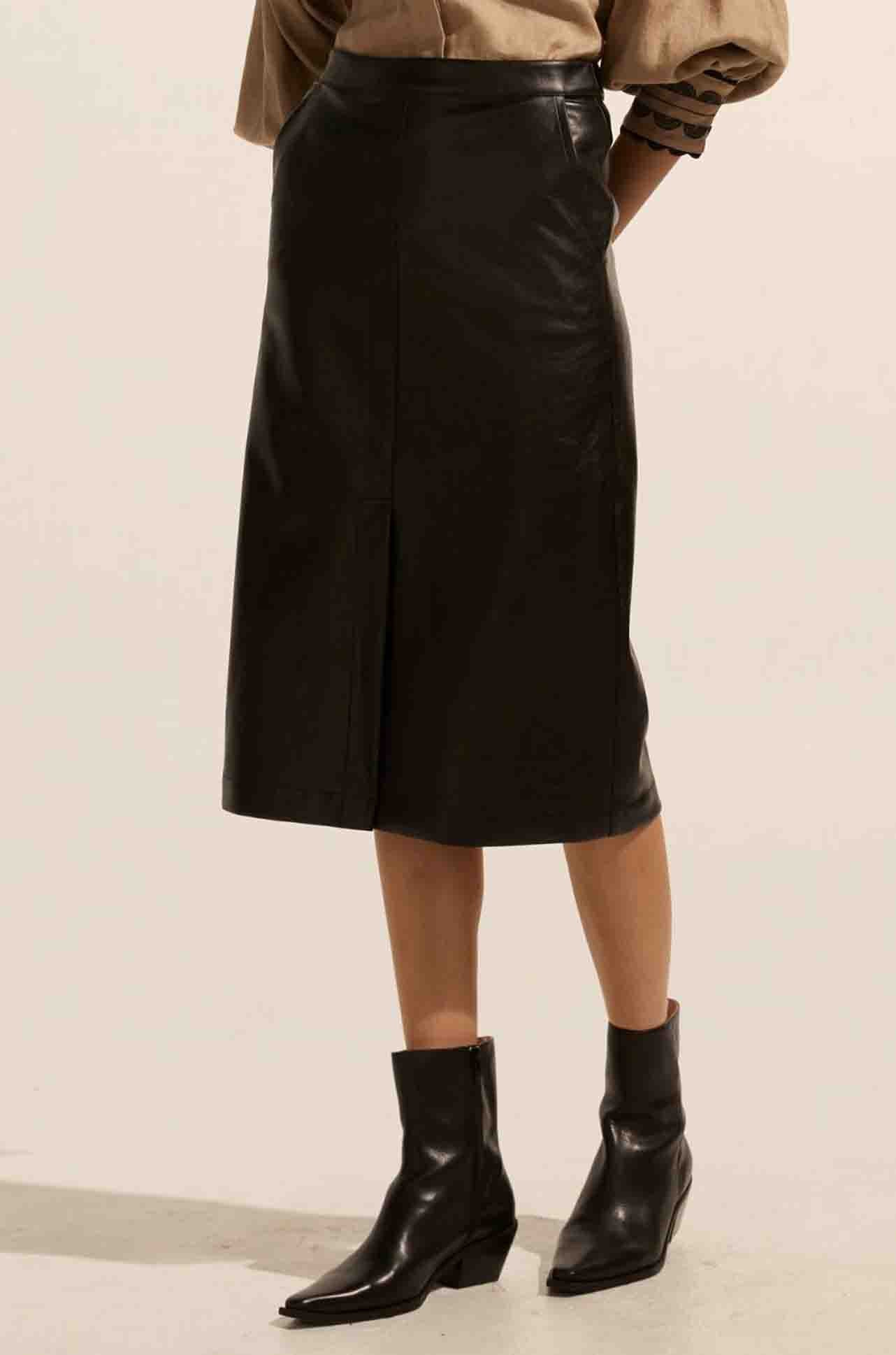 zoe kratzmann - halt skirt in black