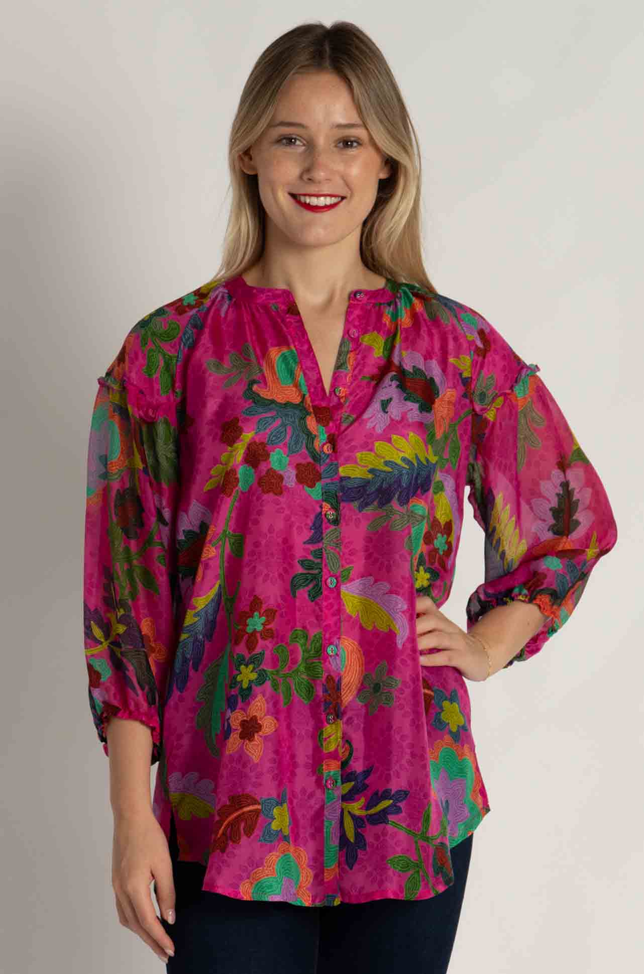 Johnny Was - Hanns Tunic in Verney Print