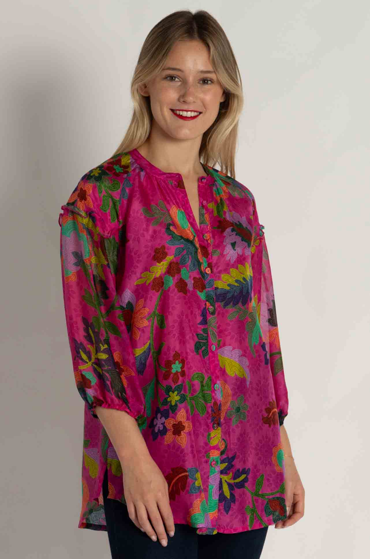 Johnny Was - Hanns Tunic in Verney Print