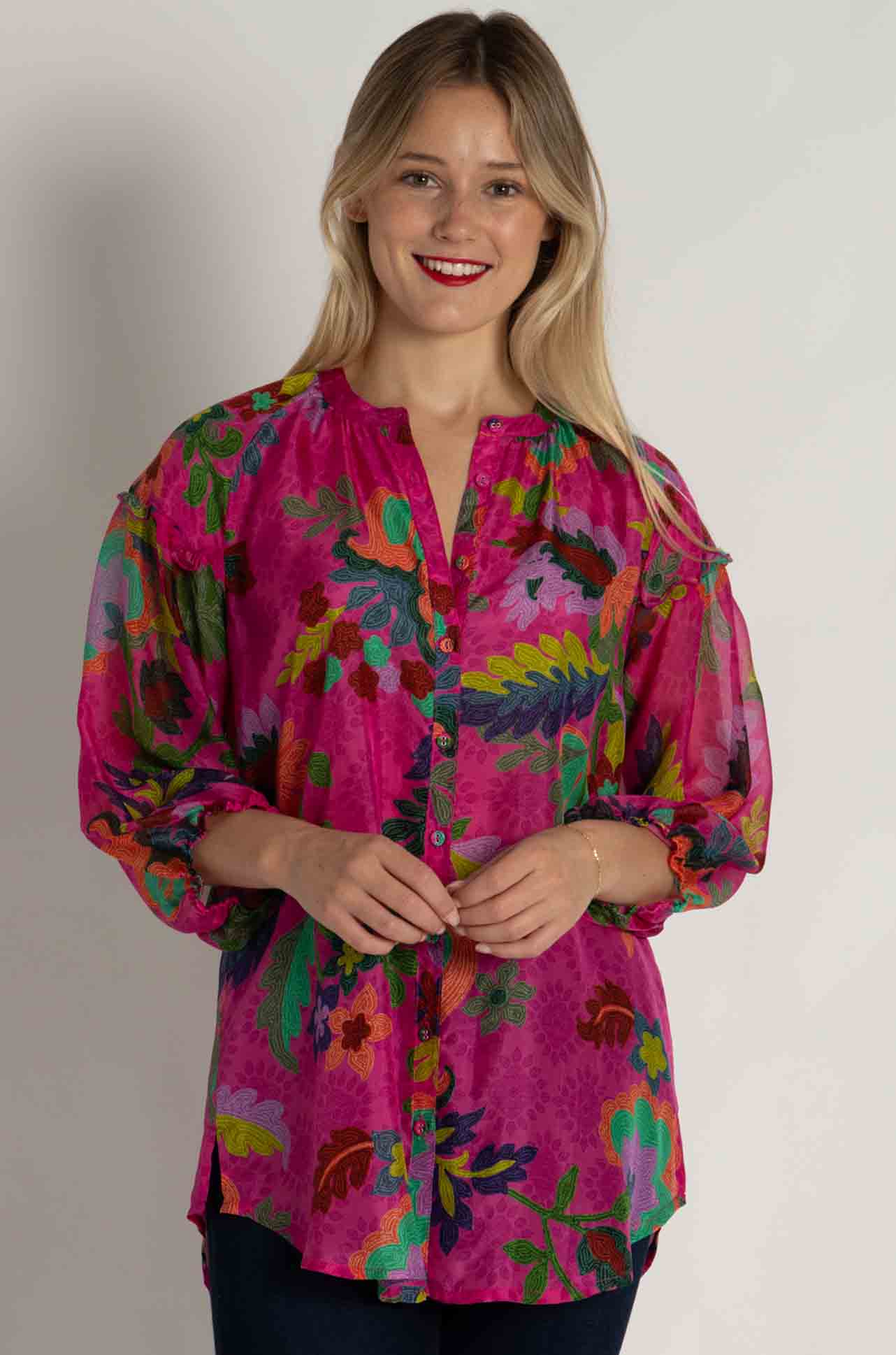 Johnny Was - Hanns Tunic in Verney Print