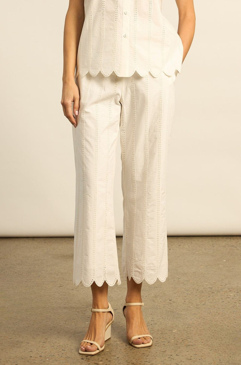 zoe kratzmann - harbour pant in porcelain