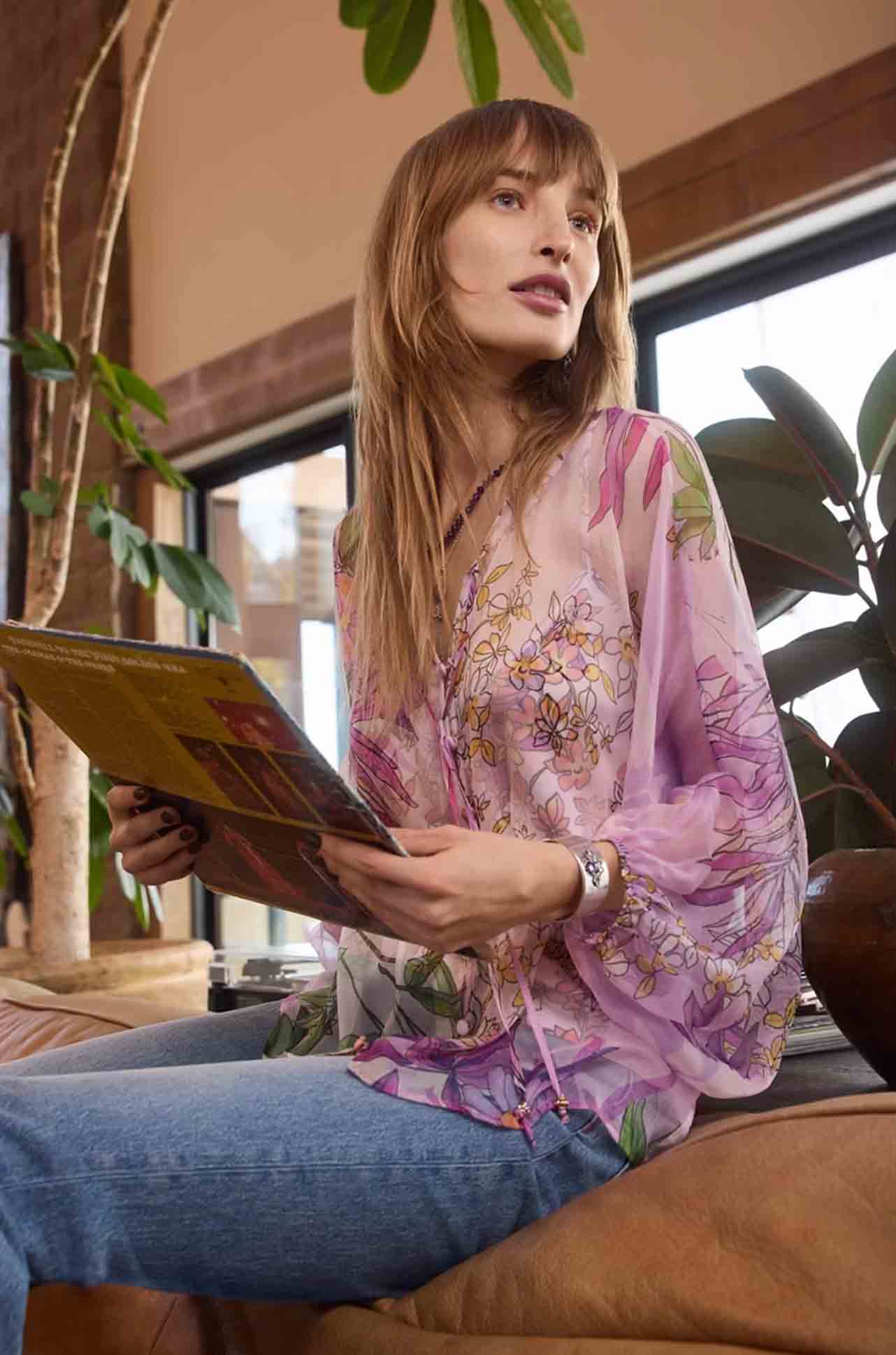 Johnny Was - Harlyn Button Front Blouse