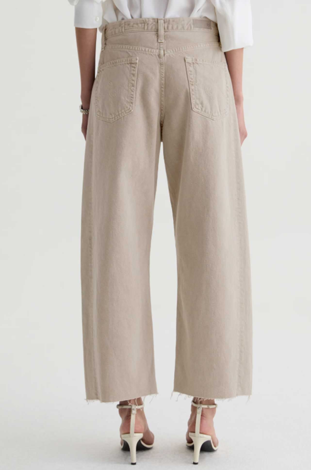 AG Jeans - Hattie Crop Jean in Sulfur Light Taupe
