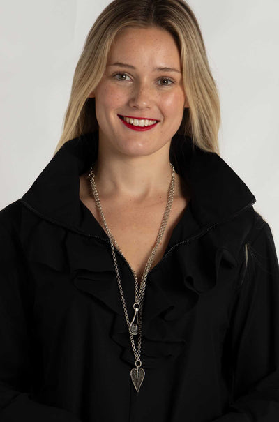 Pewter - Heart Necklace