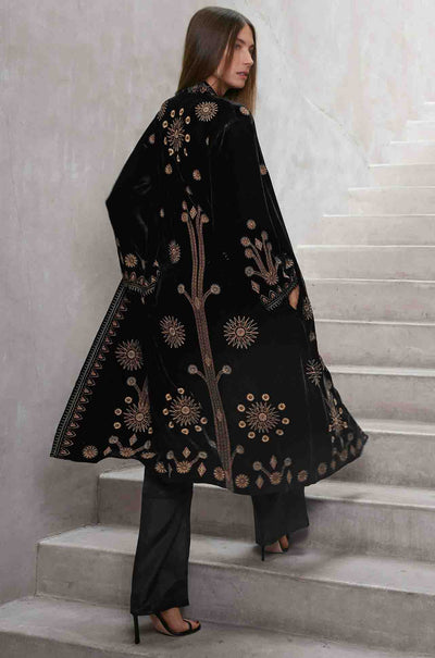 Johnny Was - Heidi Velvet Kimono Coat
