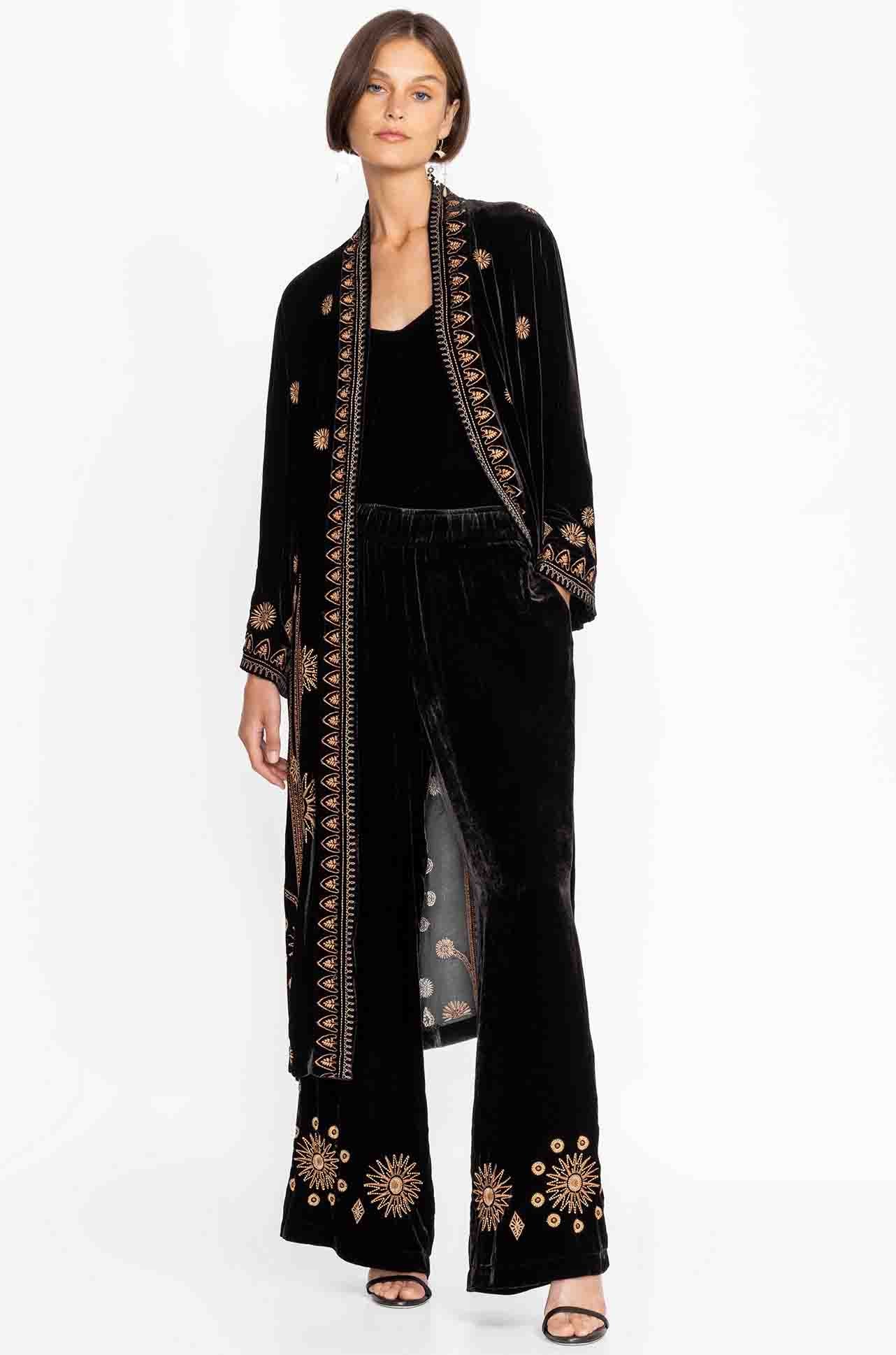 Johnny Was - Heidi Velvet Kimono Coat