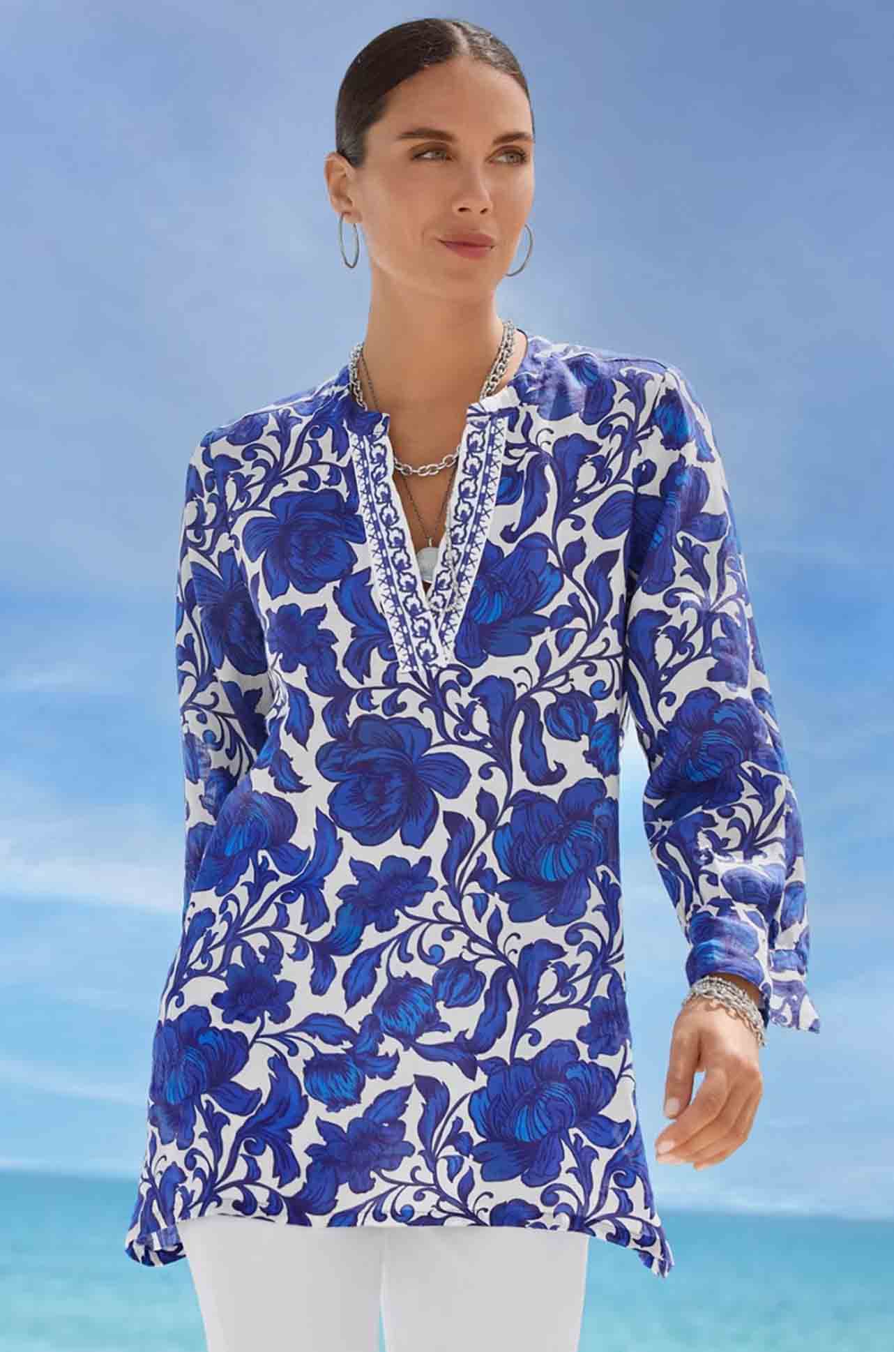 Johnny Was - Henley Voyager Tunic