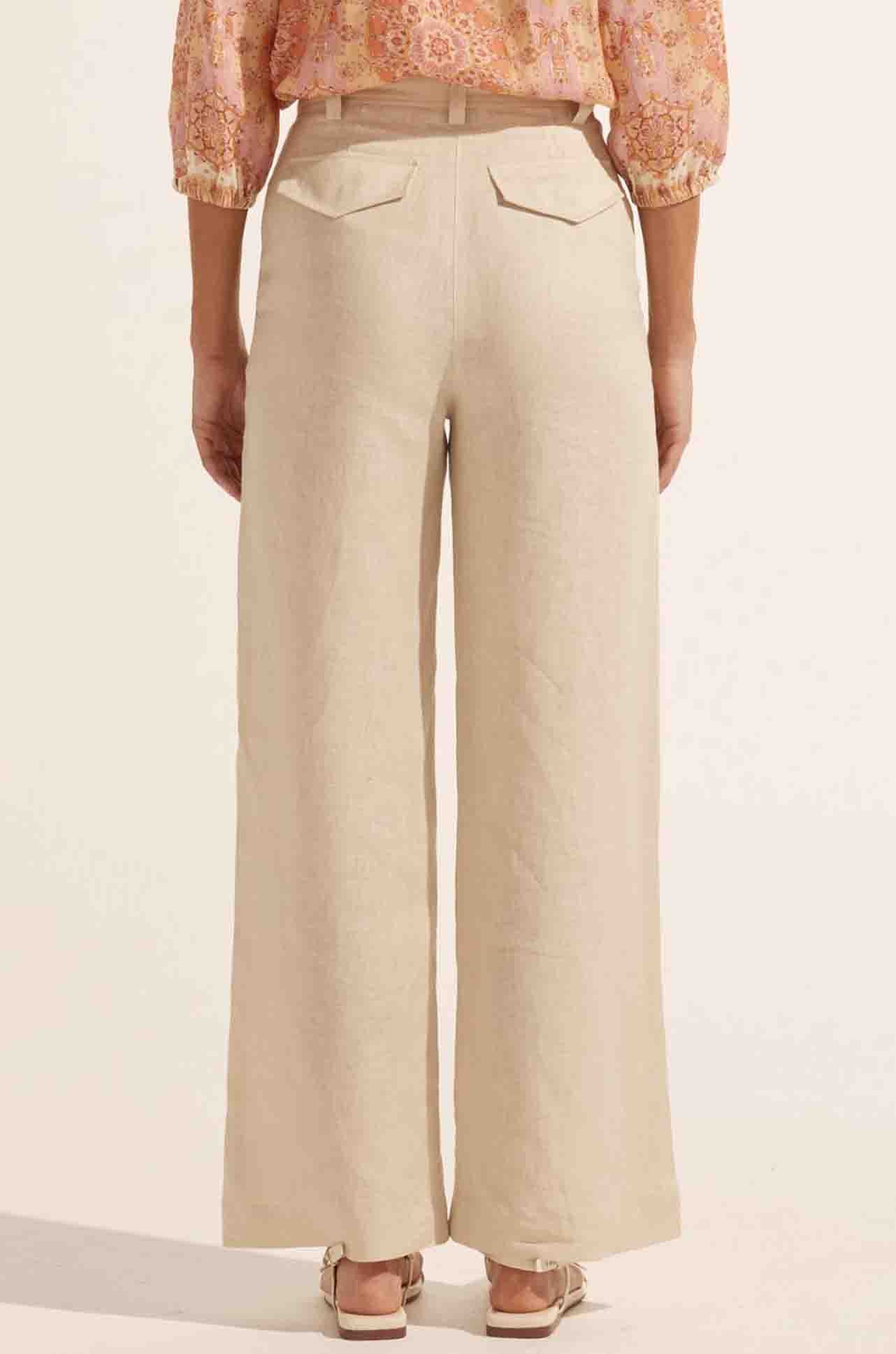 zoe kratzmann - herald pant in pebble