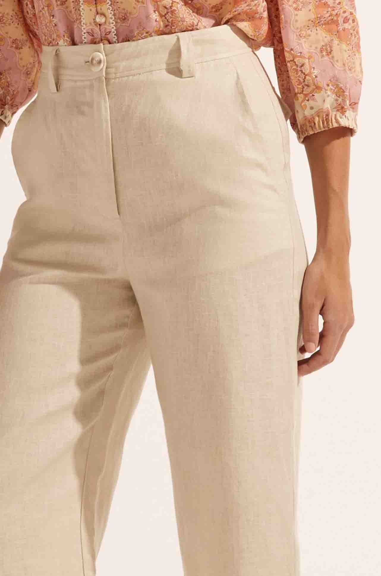zoe kratzmann - herald pant in pebble