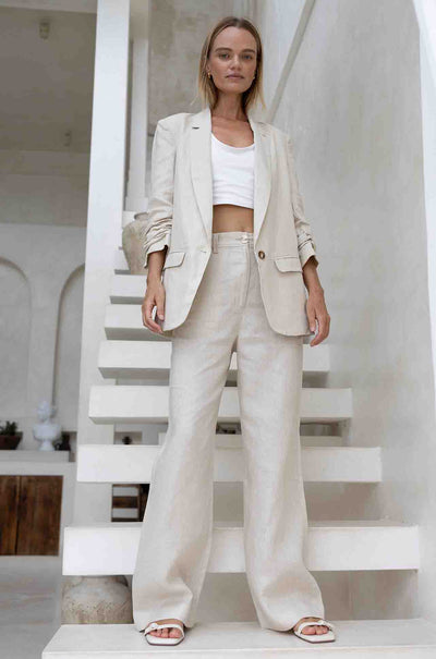 zoe kratzmann - herald pant in pebble