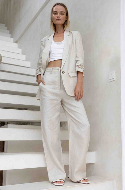 zoe kratzmann - herald pant in pebble
