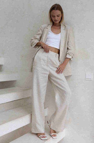 zoe kratzmann - herald pant in pebble