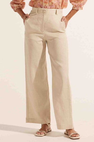 zoe kratzmann - herald pant in pebble