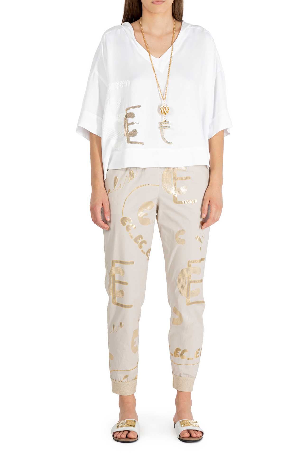 Elisa Cavaletti - Hooded Sequin Top