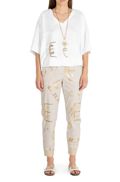 Elisa Cavaletti - Hooded Sequin Top