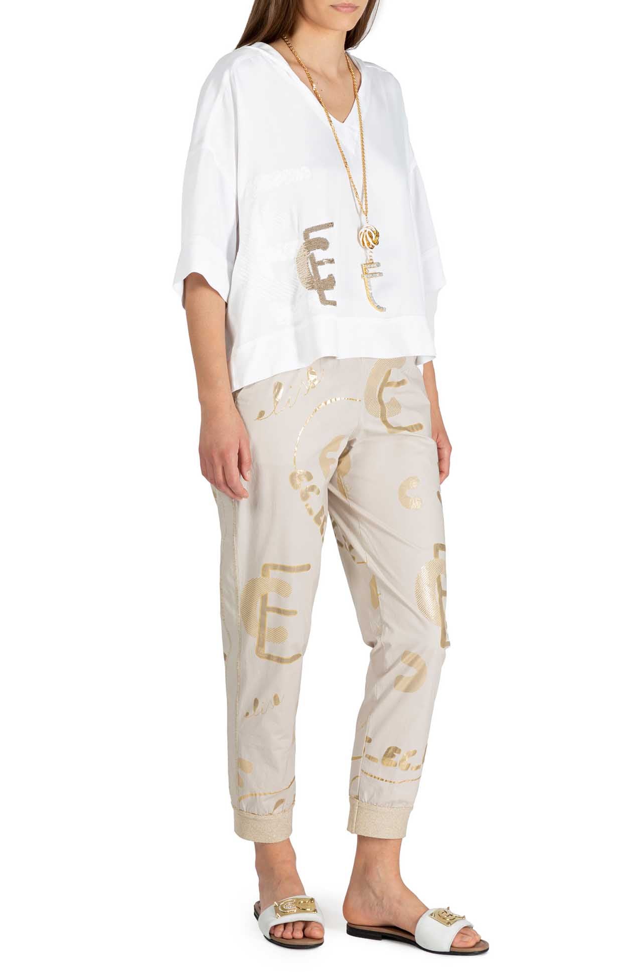 Elisa Cavaletti - Hooded Sequin Top