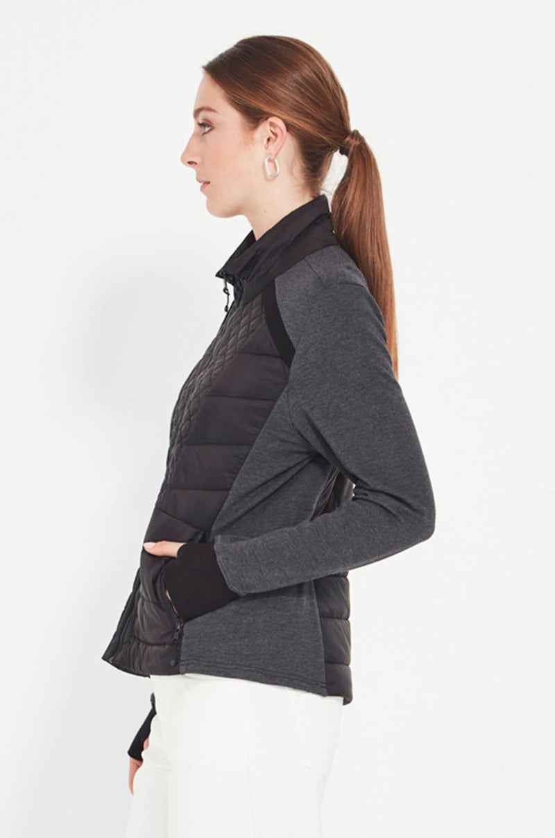 Verge - Idaho Jacket in Charcoal Marle