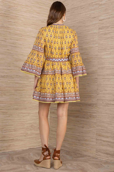 Hale Bob - Idalia 3/4 Sleeve Short Dress