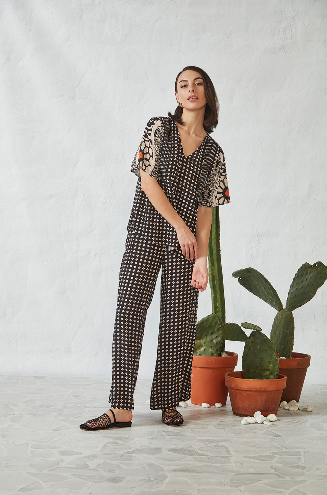 Verge - Inspire Pant in Black Print