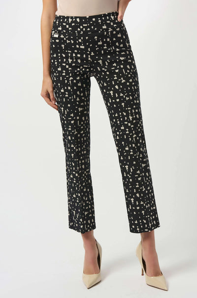 Joseph Ribkoff - Millennium Abstract Print Straight Pull On Pants