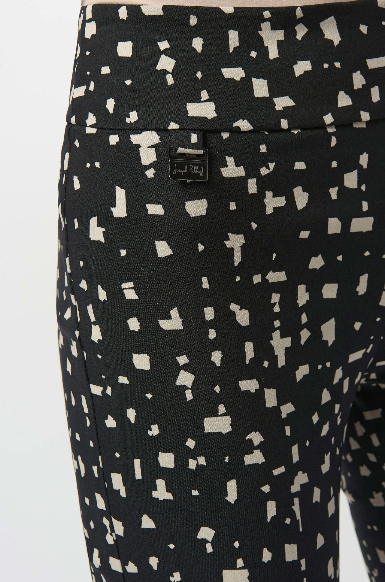 Joseph Ribkoff - Millennium Abstract Print Straight Pull On Pants